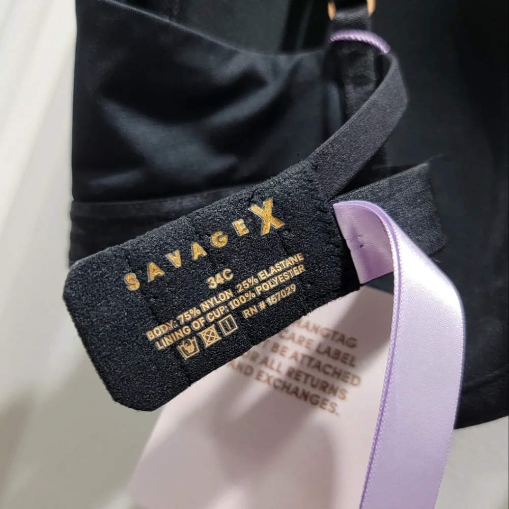 Savage X Fenty Core Microfiber T-Shirt Bra 34C